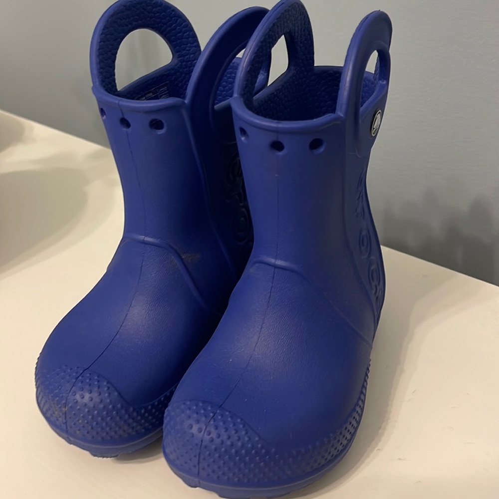 Crocs toddler rain boots